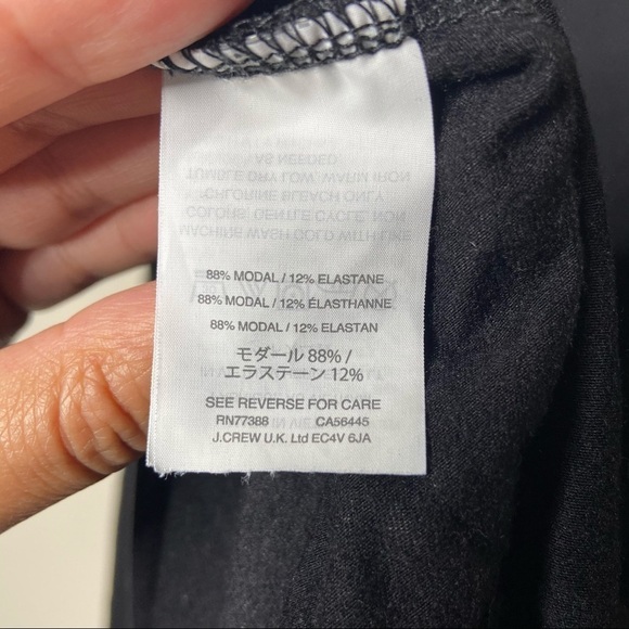 J Crew Long Sleeve Black Swingy Dress XS - Picture 4 of 5